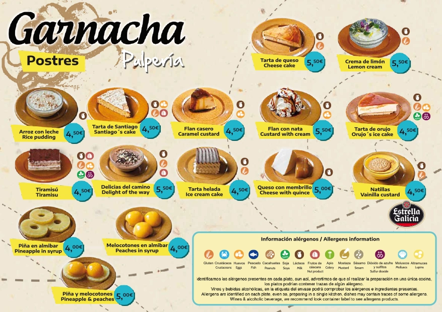 Pulpería A Garnacha - Carta Garnacha